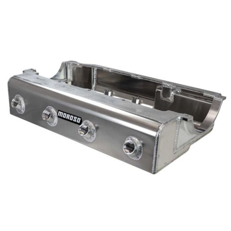 Moroso BBC Mark IV Marine Dry Sump 4 P/U 5in Deep Aluminum Oil Pan w/Pump Notch-thumbmail-1