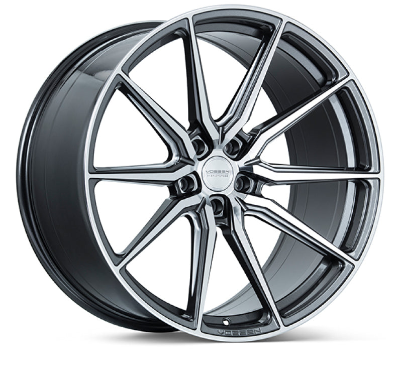 Vossen HF-3 20x9 / 5x112 / ET32 / Flat Face / 66.5 - Gloss Graphite Polished-thumbmail-1