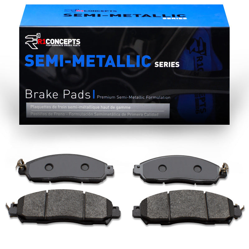 R1 16-26 Nissan Np300 Frontier Front Semi Met Brake Pads-thumbmail-1