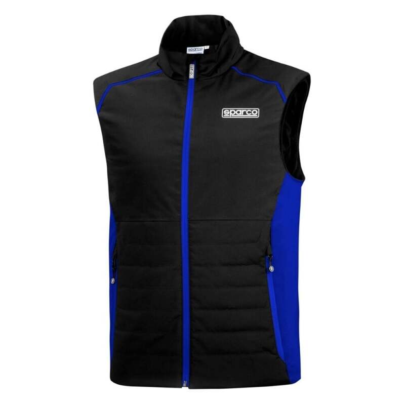 Sparco Vest LRG Black/Blu-thumbmail-1