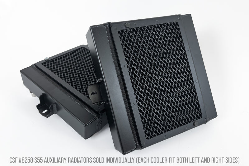 CSF BMW F8X M3/M4/M2C Auxiliary Radiators w/ Rock Guards (Sold Individually - Fits Left and Right-thumbmail-1