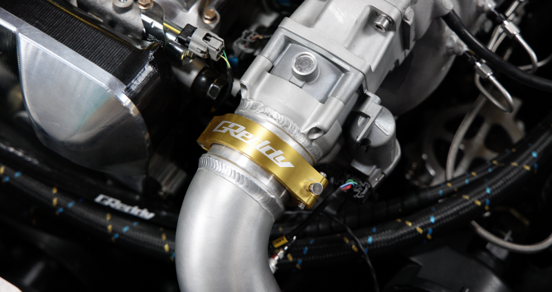 GReddy 3.5 Inch Gold Anodized Aluminum Boost Tube Clamp Set-thumbmail-6