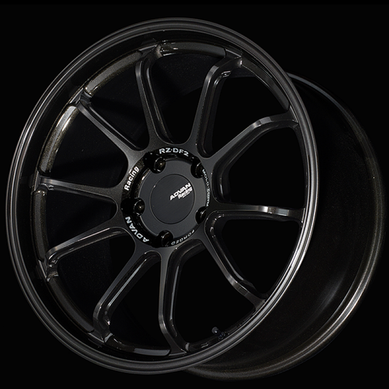 Advan RZ-DF2 for Porsche 20x11.0 / +50 Offset / 5-130 / 71.6mm Bore / Racing Titanium Black-thumbmail-1
