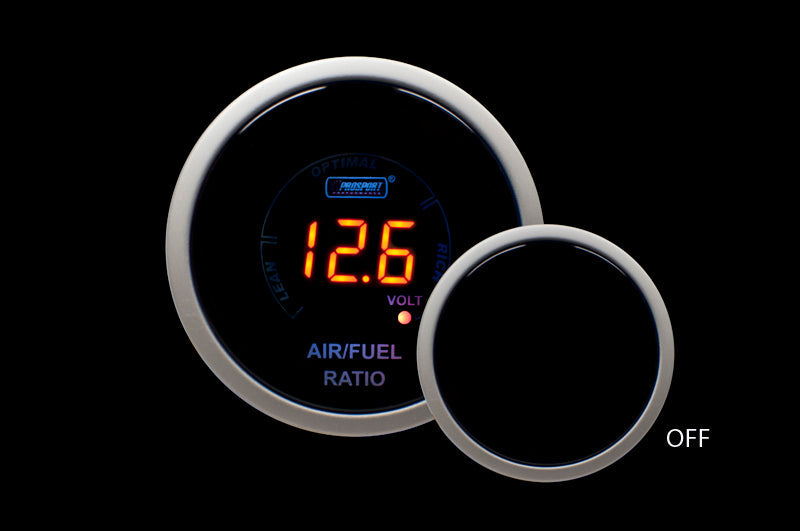 2-1/16" Digital Air Fuel Ratio & Volt Gauge-Amber-thumbmail-4