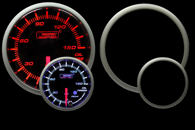2-3/8" Amber/White Premium Oil Pressure Gauge-thumbmail-4