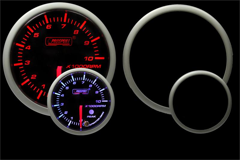 2-3/8" Amber/White Premium Tachometer-thumbmail-3