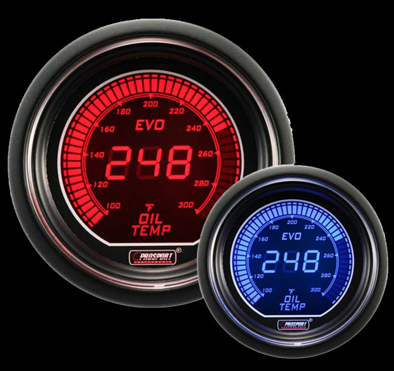 2-1/16" Evo Electrical Oil Temperature Gauge-thumbmail-3