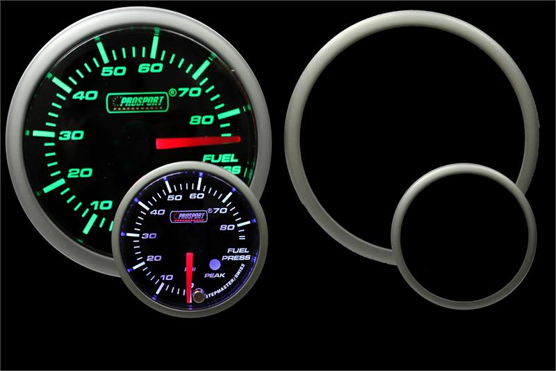 2-1/16" Green/White Premium Fuel Pressure Gauge-thumbmail-4