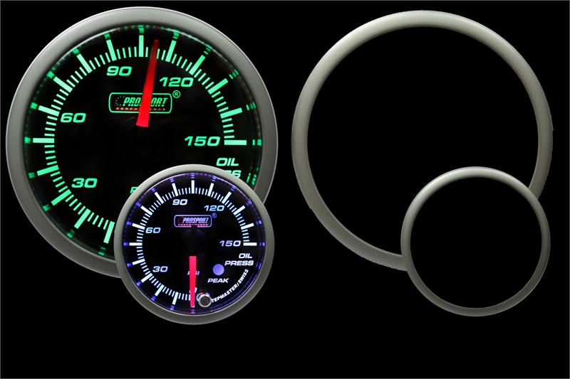 2-1/16" Green/White Premium Oil Pressure gauge-thumbmail-4