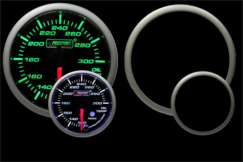 2-1/16" Green/White Premium Oil Temperature Gauge-thumbmail-4
