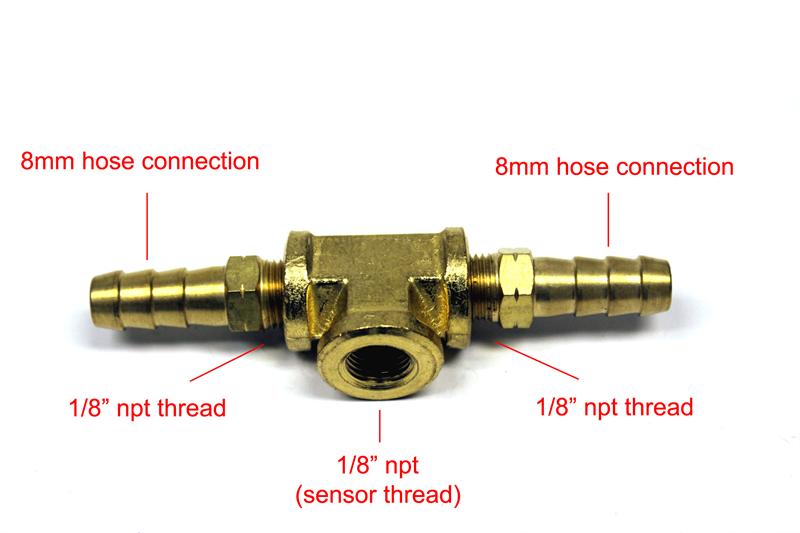 Fuel Pressure sender T-Fitting adaptor-thumbmail-1