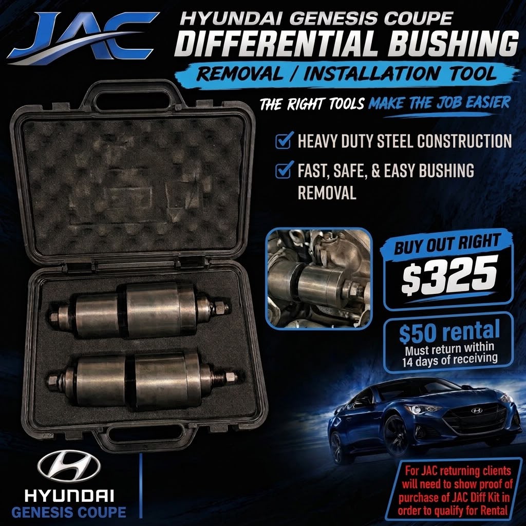 JAC Genesis Coupe Diff Kit Installation / Removal Tool