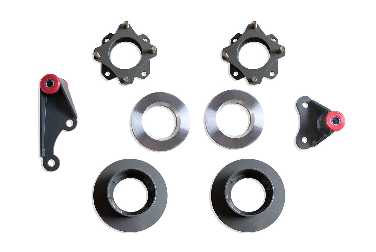 Maxtrac 24-26 Toyota Tacoma 3In Front/1In Rear Spacer Kit w Different Drop — official MaxTrac product photo