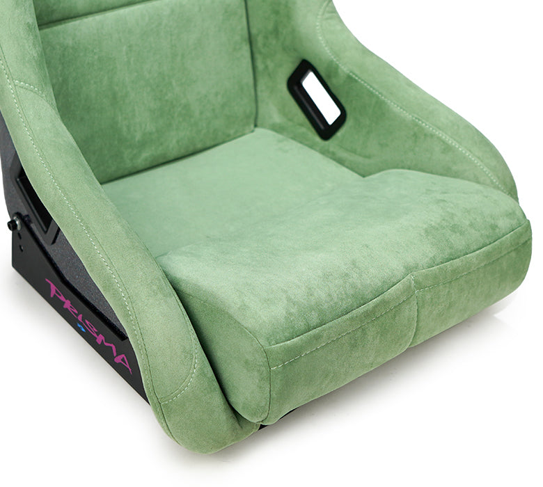 NRG FRP-302OL-PRISMA large olive Prisma bucket seat cushion detail