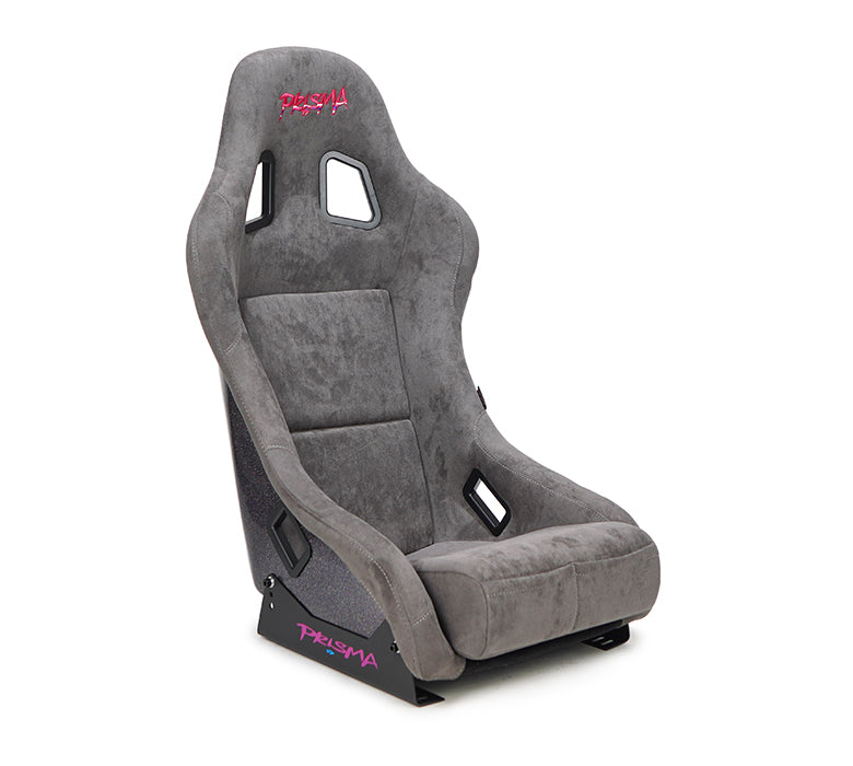 NRG FRP-303GM-PRISMA medium gunmetal Alcantara Prisma bucket seat with pearlized back