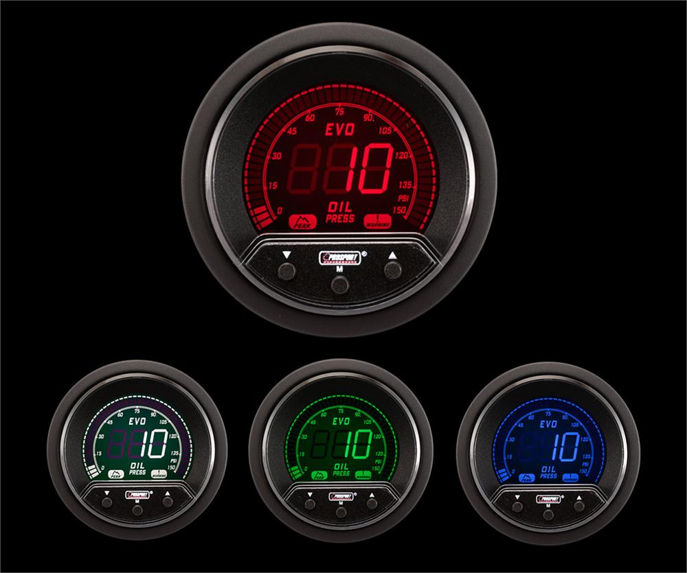 2-1/16" Premium Evo Electrical Oil Pressure Gauge-thumbmail-4