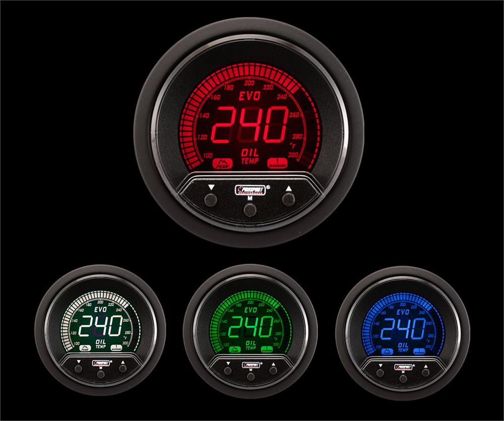 2-1/16" Premium Evo Electrical Oil Temperature Gauge-thumbmail-4