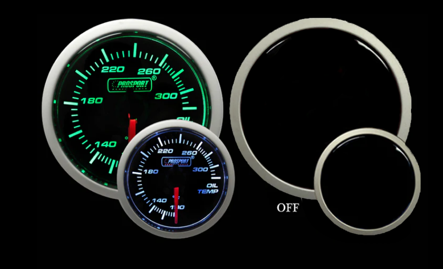 Green/White Oil Temperature Gauge-thumbmail-4