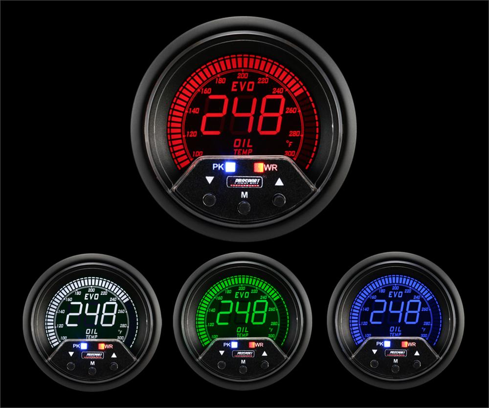 2-3/8" Premium Evo Electrical Oil Temperature Gauge-thumbmail-4