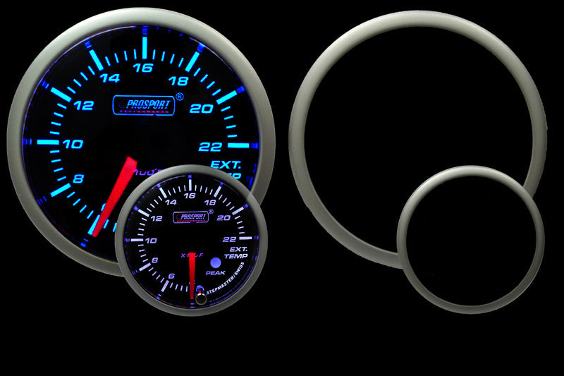2-1/16" Premium EGT Gauge Blue/White-thumbmail-4