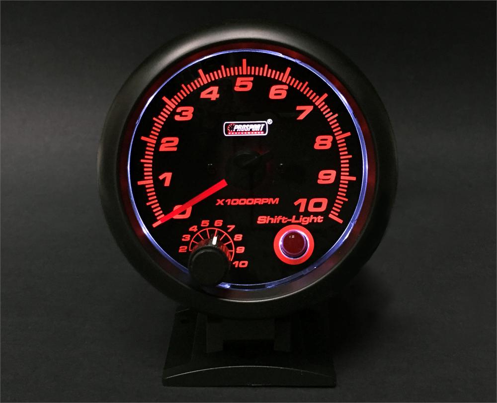 3 3/4" Tachometer with built in shift light-thumbmail-2