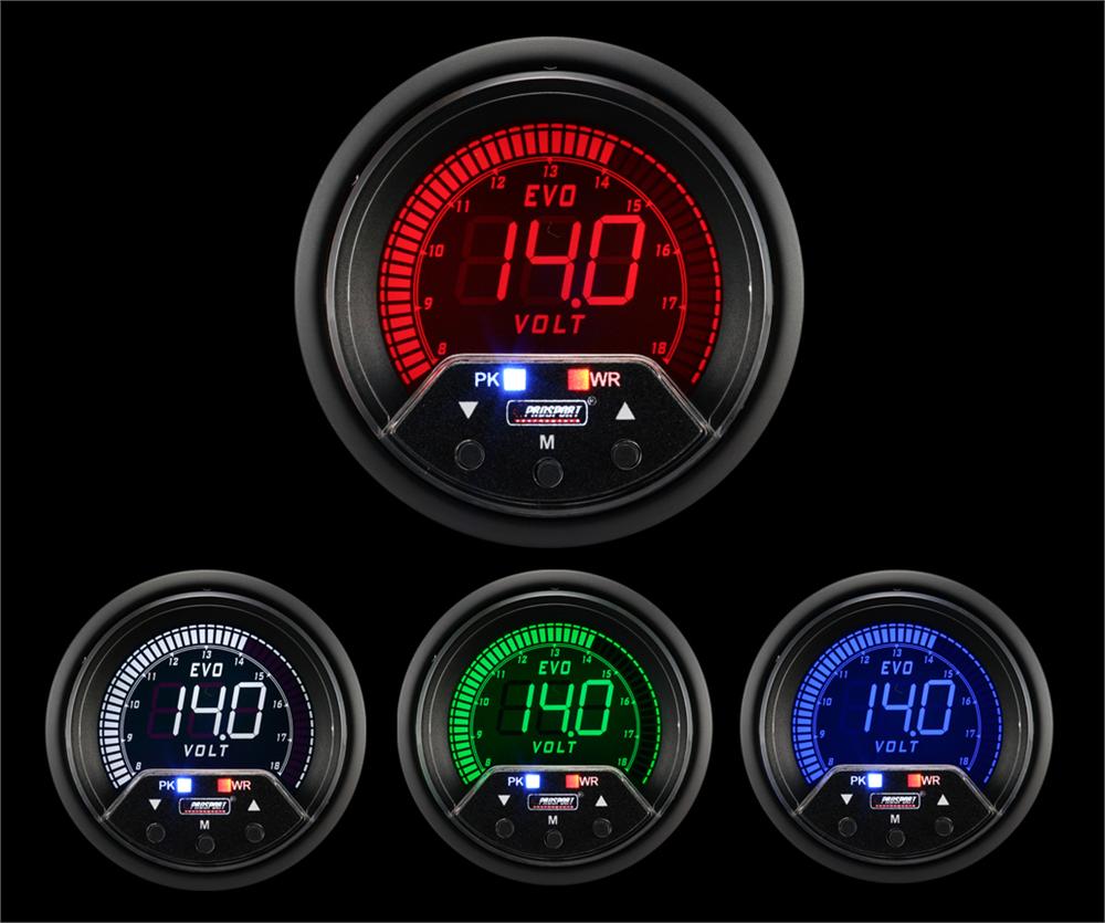 2-3/8" Premium Evo Electrical Volt Gauge-thumbmail-4