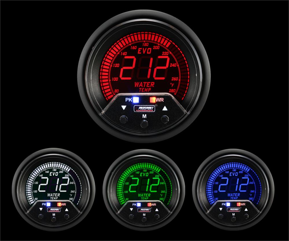 2-3/8" Premium Evo Electrical Water Temperature Gauge-thumbmail-4