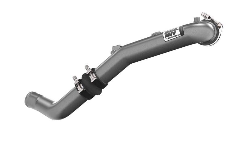 K&N 22-24 Honda Civic 1.5L L4 Aluminum Charge Pipe Kit - Gunmetal Gray-thumbmail-5