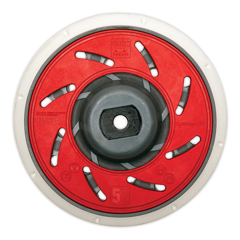 Griots Garage BOSS 5in Fanned Orbital Backing Plate-thumbmail-1