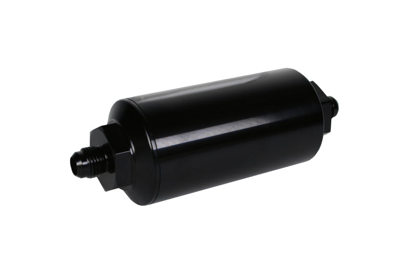 Aeromotive In-Line Filter - AN-06 238 Stainless Mesh Element - Anodized Black-thumbmail-2