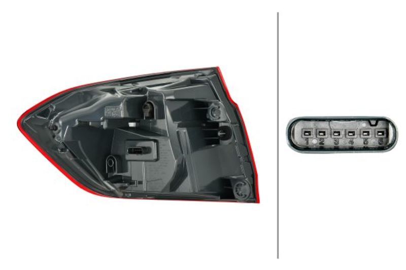 Hella 2014-2019 BMW 320i M3 Right Tail Light-thumbmail-2