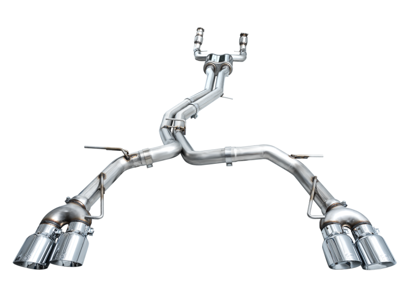 AWE Tuning 19-23 Audi C8 S6/S7 2.9T V6 AWD Track Edition Exhaust - Chrome Silver Tips-thumbmail-15