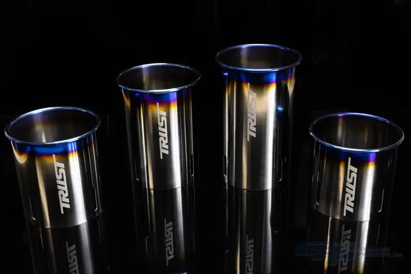 GReddy Titanium Trust PE-TR Tip L 110MM x 115MM - Titanium Burnt Finish-thumbmail-6