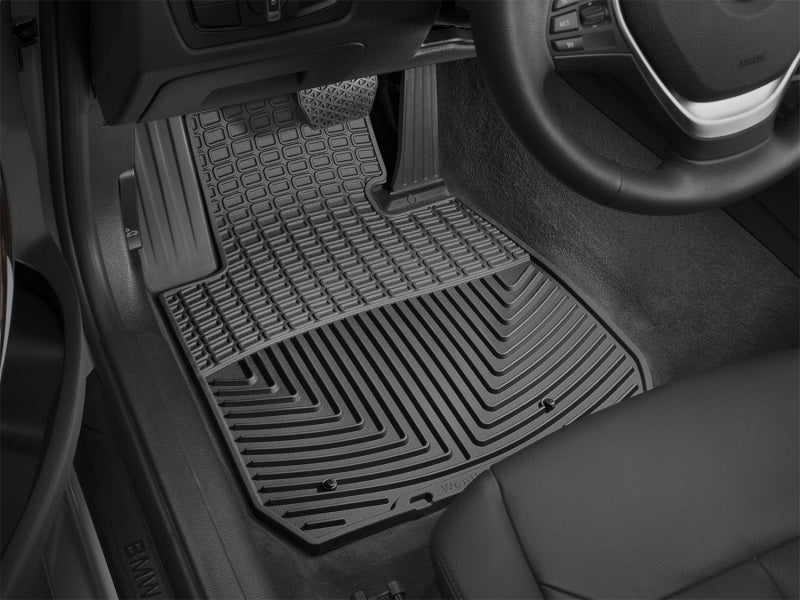 WeatherTech 12+ BMW 3-Series (F30) Front Rubber Mats - Black-thumbmail-2