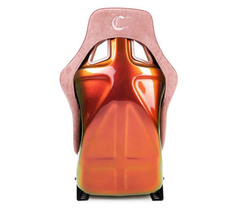 NRG FRP Bucket Seat (Large) Prisma-Chromatic Mauve Vegan Suede w/ Chameleon Back-thumbmail-1