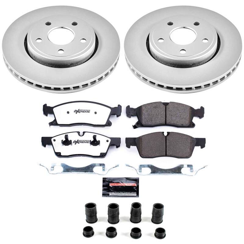 Power Stop 11-20 Dodge Durango Front Z36 Coated Truck & Tow Brake Kit-thumbmail-1