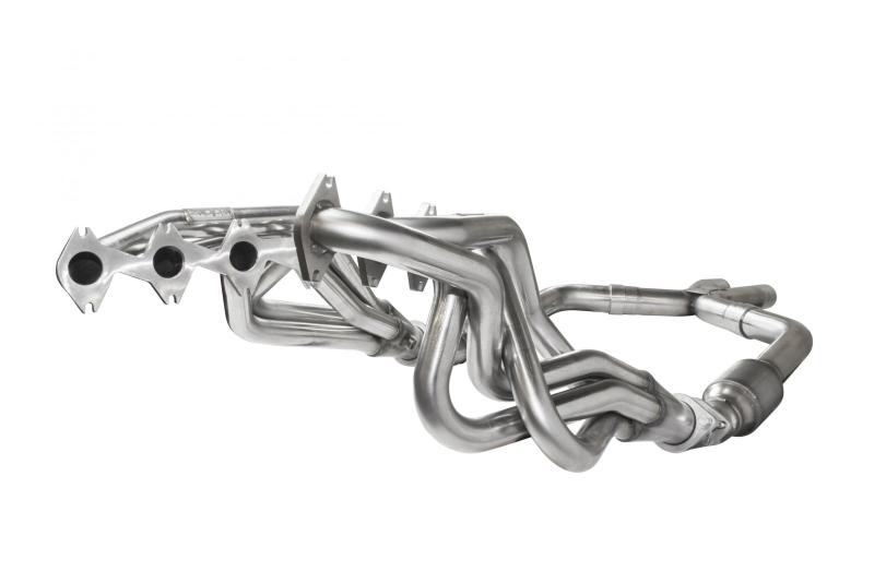 Kooks 05-10 Ford Mustang GT Manual 1 5/8in x 2 1/2in SS Long Tube Headers and OEM Catted SS X Pipe-thumbmail-3
