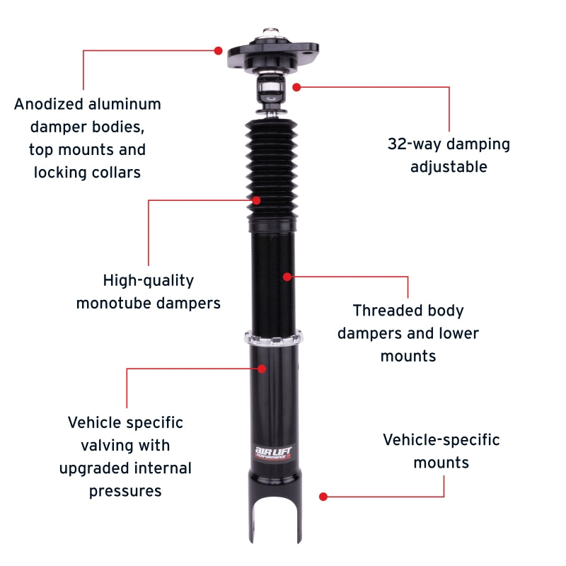 Air Lift Performance 03-06 Infiniti G35 Sedan / 03-08 Nissan 350Z Air Suspension Rear Kit-thumbmail-4