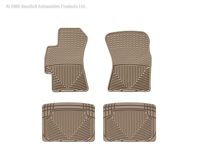 WT Rubber Mats - Rear - Tan-thumbmail-3