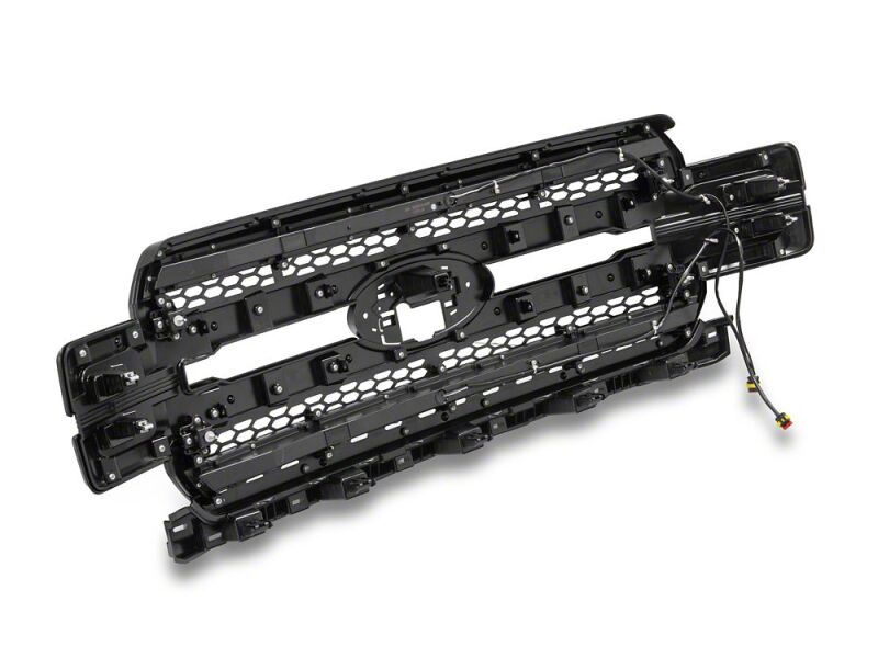 Raxiom 18-20 Ford F-150 CXR Series LED Upper Replacement Grille with White DRL- Black-thumbmail-5