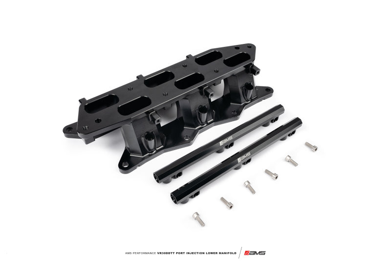 AMS Performance Infiniti Q50/Q60 Port Injection Lower Manifold - Black-thumbmail-11