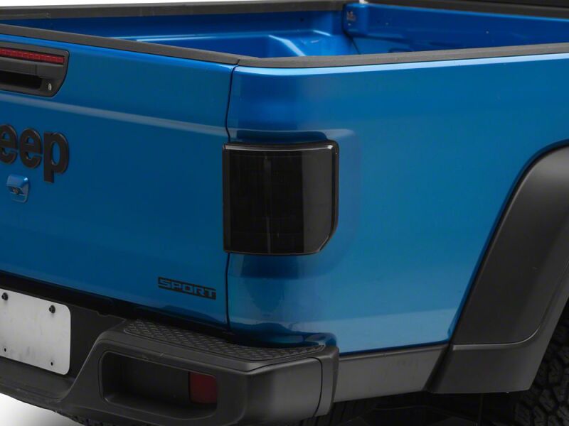 Raxiom 20-26 Jeep Gladiator JT Low Profile LED Tail Lights- Black Housing- Smoked Lens-thumbmail-9