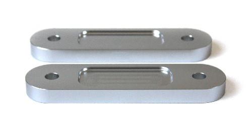 BLOX Honda S2000 Racing Front 12mm Thin Spacer Bump Steer Kit - Silver (Lowered 1in and more)-thumbmail-2