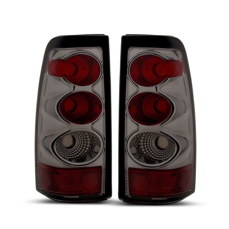 Raxiom 03-06 Chevrolet Silverado 1500 Fleetside Axial Series Tail Lights- Black- Smoked Lens-thumbmail-1