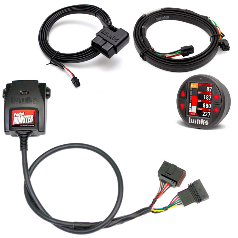 Banks Power Pedal Monster Kit TE Connectivity MT2 6 Way With iDash Pro-thumbmail-3