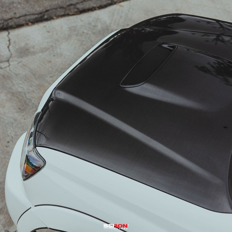 Seibon 05-11 Toyota Tacoma TR-Style Carbon Fiber Hood-thumbmail-4