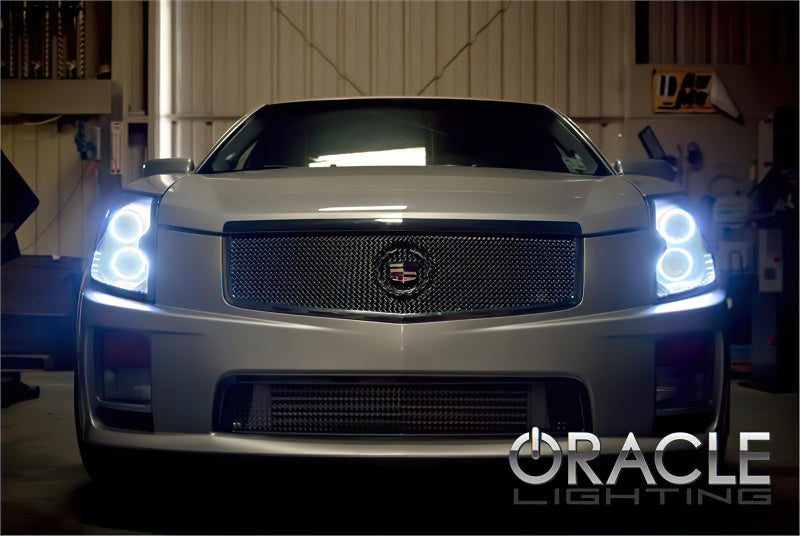Oracle 03-07 Cadillac CTS LED Headlight Halo Kit - Green-thumbmail-4