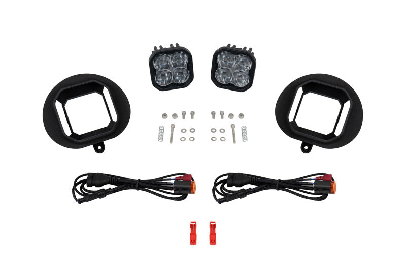 Diode Dynamics 02-08 Dodge Ram 1500/2500/3500/ Durango SS3 LED Foxbeam Fog Light Kit-thumbmail-1