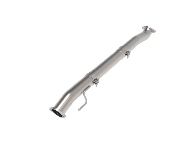 aFe Takeda 3in 304 Stainless Steel Mid-Pipe for 24-25 Kia K5 GT L4-2.5 (t)-thumbmail-1