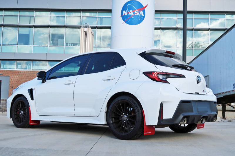 Rally Armor 2023 Toyota GR Corolla Red UR Mud Flap w/ Black Logo-thumbmail-10